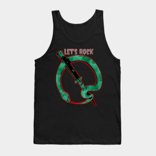 Let's Rock original qotsa snake Tank Top